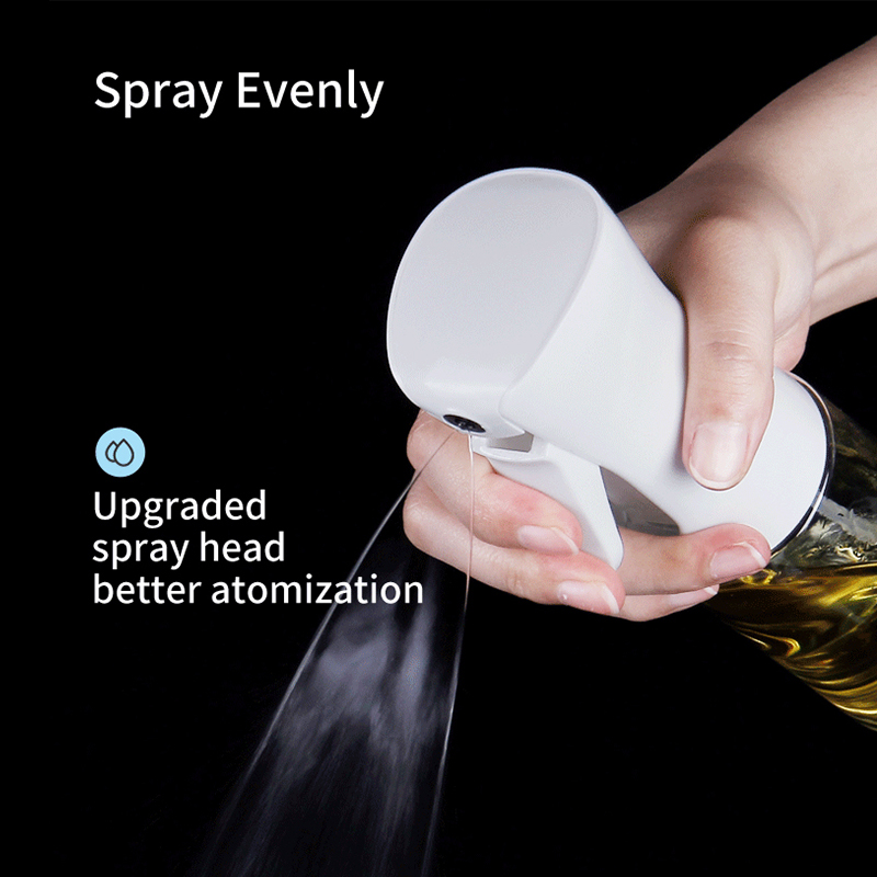 200ml PET Oil Mist Spray Bottle Oil Sprayer For Cooking BBQ Baking Salad