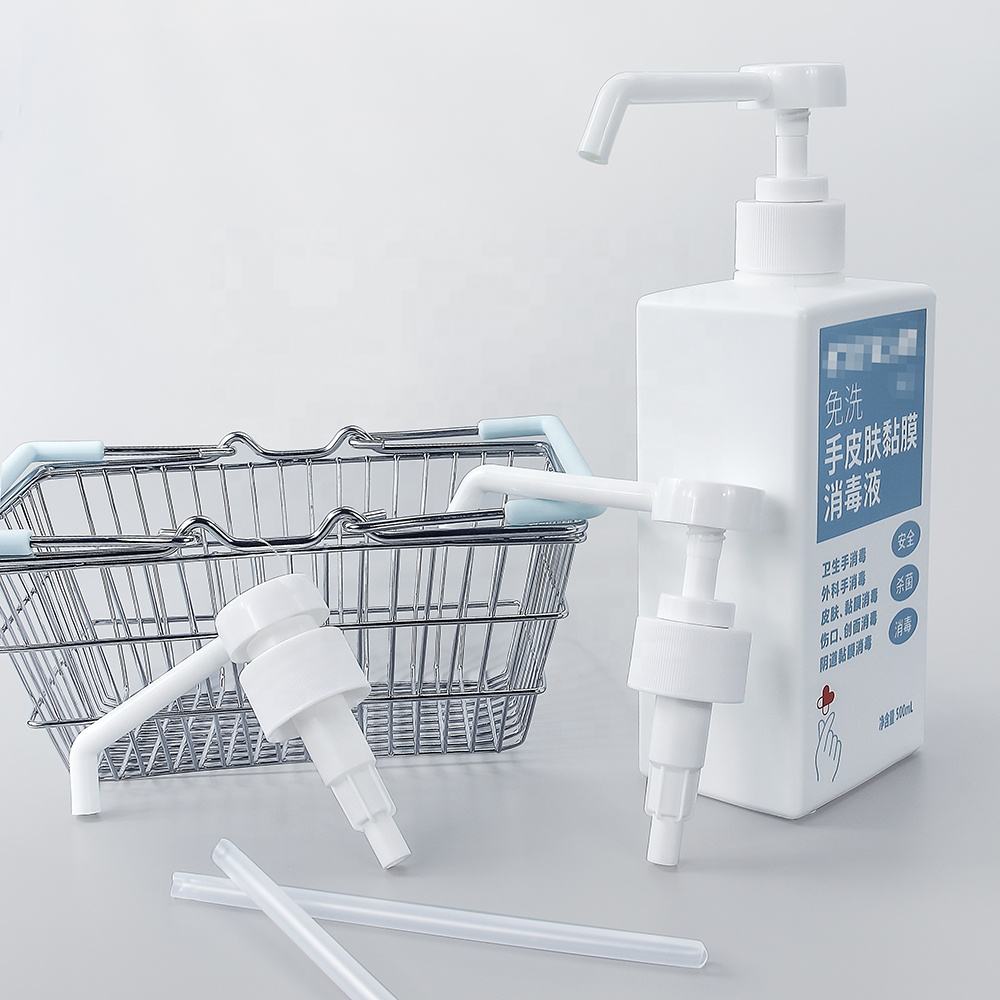 Plastic Long Nozzle Spray Head Lotion Pump Head 