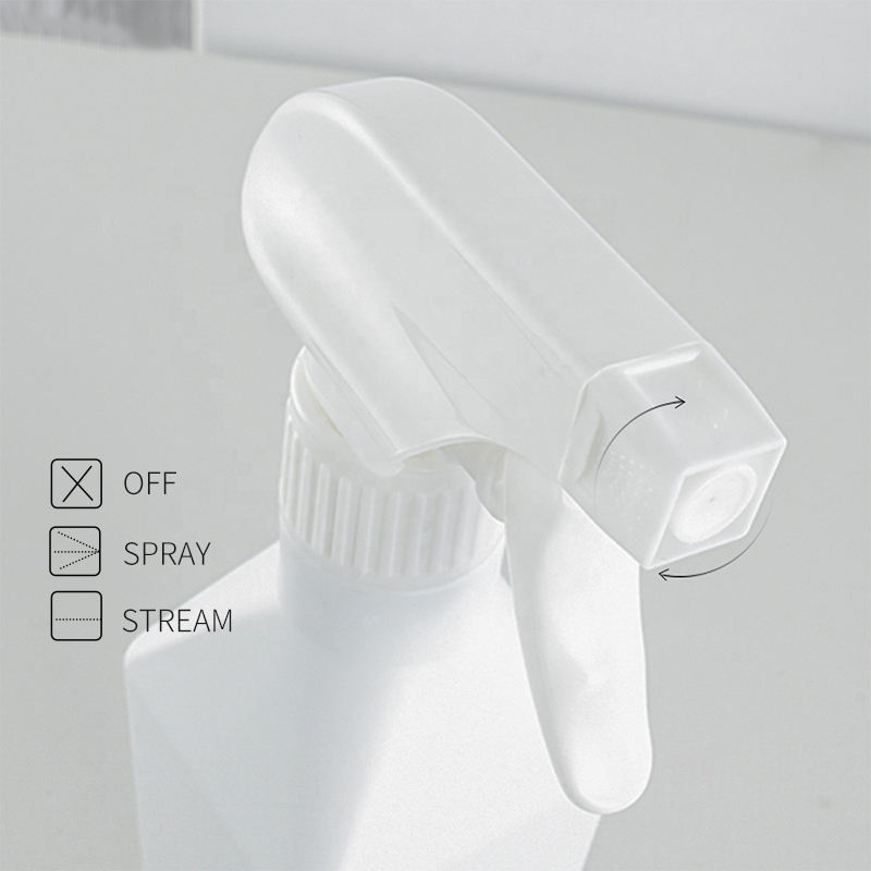 300ml 500ml Plastic 28mm Pump Sprayer Car Cleaning Sprayer Chemical Square Trigger Spray Bottle