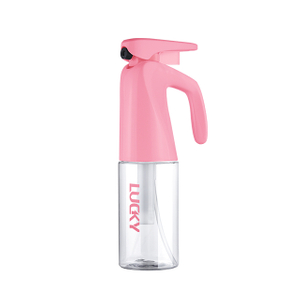 Newly Design 200ml 300ml Clear Reusable Fine Mist Hair Sprayer Plastic Garden Watering Continuous Water Mist Spray Bottle