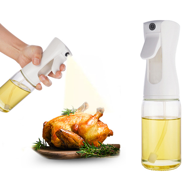 200ML Glass Oil Sprayer Bottle Kitchen Salad BBQ Portable Baking Cooking Olive Oil Sprayer