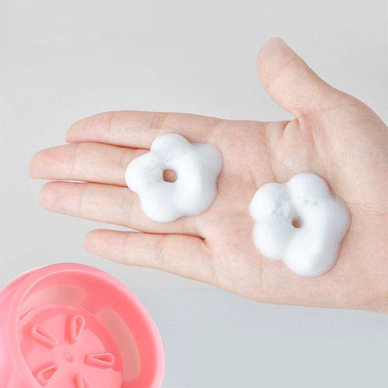 300ml Pet Body Wash Empty Flower Mousse Foam Pump Bottle